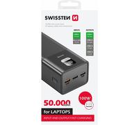 Swissten 22013942 banque d'alimentation électrique Lithium Polymère (LiPo) 50000 mAh Noir
