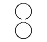 Swissten Anneaux MagSafe adhésifs métalliques – Charge sans-fil magnétique – Noir (2x)
