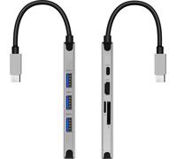Swissten 8-IN-1 USB-C HUB Corps en aluminium