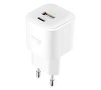Swissten, Adaptateur secteur USB-C Power Delivery 20W et USB Quick Charge 18W, blanc