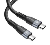 Swissten Câble 5A Thunderbolt 4.0 Transfert USB-C vers USB-C 150cm 240W Noir