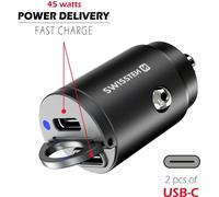 Swissten - Carger Nano 2x USB-C (45 W)