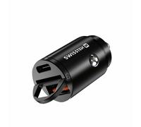Swissten - Chargeur de voiture Nano USB -C + USB (30 W)