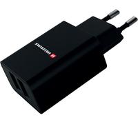 Swissten - Chargeur de voyage Smart IC 2.1a 2xusb (noir)