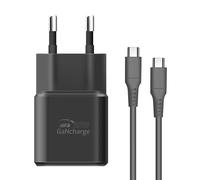 Chargeur USB-C GaN 35W avec Câble USB C 1.2m Swissten - Noir Swissten