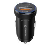 Chargeur Voiture Fast Charging 20W USB-C Power Delivery et USB 3.0 Noir