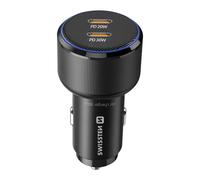 Chargeur Voiture Fast Charging 50W 2x USB-C Power Delivery Noir