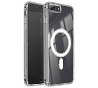 Swissten Coque Renforcée pour iPhone 8 Plus modèle MagStick Clear Jelly