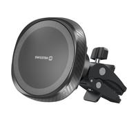 Swissten Support Voiture pour Smartphone avec Anneau Magnétique Compact Noir