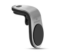 S-Grip Support magnétique de Voiture pour téléphone Portable Compatible avec iPhone Xiaomi ZTE Huawei Wiko Samsung Argenté