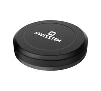 Swissten Support Voiture Universel Magnétique Fixation adhésive 3M S-Grip Noir