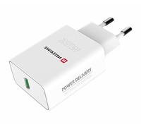 SWISSTEN TRAVEL CHARGER PD 25 W POUR IPHONE ET SAMSUNG BLANC