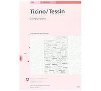 Swisstopo 1 : 100 000 Ticino Tessin