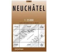 Swisstopo 1 : 25 000 Neuchatel