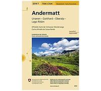Swisstopo 1 : 33 333 Andermatt