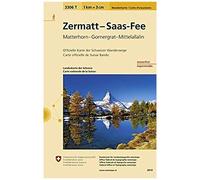 Swisstopo 1 : 33 333 Zermatt - Saas Fee