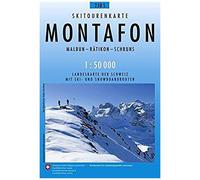 Swisstopo 1 : 50 000 Montafon Ski