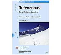 Swisstopo 1 : 50 000 Nufenenpass Skitourenkarte