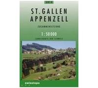 Swisstopo 1 : 50 000 St. Gallen Appenzell
