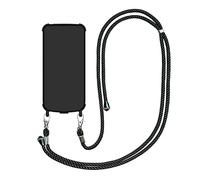 SWISSVOICE - S510-M Nomad Case - Coque De Protection Bandoulière - Caoutchouc Épais - Coins Renforcés - Cordon ⌀ 6 mm Ajustable Et Détachable - pour Smartphone Séniors S510-M - Noir