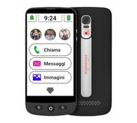 swissvoice - Smartphone S510-M + Câble De Charge Magnétique - Facile à Utiliser - Bouton SOS - Smartphone Senior 4G - Débloqué - Noir