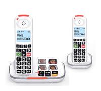 Swissvoice Xtra 2355 Duo Pack téléphonique sans-fil avec combiné supplémentaire, répondeur, touches à mémoire directe avec photos et amplification du