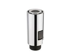 SwissWave - Douchette de cuisine Mini Slim MB, double jet, jet de lavage de vaisselle, jet aéré, raccord mâle 1/2", chrome, plastique