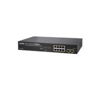 PLANET Commutateur réseau GS-4210-8P2S Géré 8x Gigabit PoE+ 120W 2x SFP