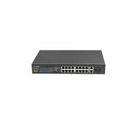 Lanberg Commutateur RSFE-16P-2C-250 16x100Mb PoE+ 2x1Gb 1xSFP Rack 19" Non géré 250W