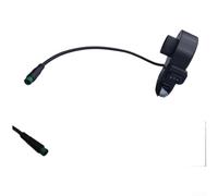 Switch 2en1 pour Vélo Électrique ABS pour durable 80mm Switch | Fonction double, pour clignotant et klaxon, opération pratique, guidon vélo électrique, sécurité accrue(B)