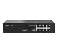 Lancom Systems GS-1108P Non-géré Gigabit Ethernet (10/100/1000) Connexion Ethernet, supportant l'alimentation Via ce Port (PoE) Noir