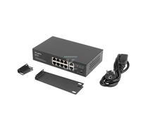 Switch 8x100M PoE+/2x1G non rack 10" RSFE-8P-2GE-120