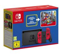 Switch avec Joy-Cons rouges (Édition Limitée) & Super Mario Odyssey (Code), Stickers Super Mario Bros. Le Film