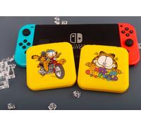 Switch Card Box Nintendo Switch Game Card Storage Box Switch Thème Card Box-K075 Coffee Cat-Yellow-Joy1396