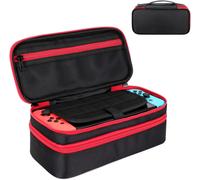 Switch Carrying Case for Nintendo Switch/Switch OLED,Carrying Case Pouch for Nintendo Console/TV Dock Accessories with Double Layers/Tough 1680d Ballistic Weave/Large Capacity/Travel