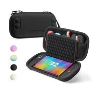 Switch Case for Nintendo Switch 2, Upgraded Honeycomb Shock-Absorbing Design, Portable Full Protection Travel Bag Cover for Nintendo Switch 2 Accessories with 10 Game Cards Storage