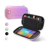 Switch Case for Nintendo Switch 2, Upgraded Honeycomb Shock-Absorbing Design, Portable Full Protection Travel Bag Cover for Nintendo Switch 2 Accessories with 10 Game Cards Storage