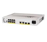 Cisco Commutateur C9200CX-8P-2X2G-E – 8xGE PoE, 2x10Gb SFP+, 2xGE cuivre, L2/L3 – Compact gris