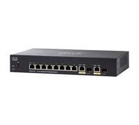Switch Cisco SG350-10 - Gigabit manageable 10 ports 10-100-1000 dont 2 ports combo Gigabit -SFP