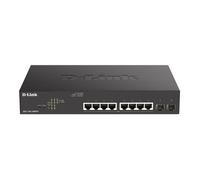 Switch D-Link DGS 1100-10MP V2 - Smart - 8x10/100/1000 PoE - 2xGigabit SFP - Rack et Desktop