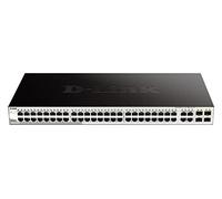D-Link Commutateur DGS-1210-52/E – 48 ports Gigabit + 4 x SFP – Géré L2 1U Noir