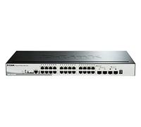 D-Link Commutateur réseau DGS-1510-28P/E géré L3 Gigabit 24x PoE+ (193 W) 2x SFP 2x SFP+