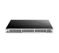 D-Link Commutateur géré DGS-1510-52XMP – L3 52 ports Gigabit (48 PoE+ + 4 SFP+) Noir