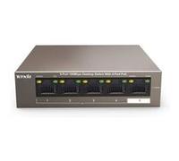 Switch de Bureau 5 Ports 10/100Mbps Base-TX RJ45 - Tenda TEF1105P-4-63W, POE Switch Ethernet, ,Switch Poe 4 Ports, plug&play G