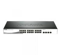 Switch - DLINK - DGS-1210-24/F - 20 ports Gigabit Ethernet - 4 ports 10/100/1000Base-T - 48 Gbit/s