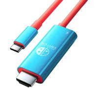 Switch Dock Pour Nintendo Switch Oled, Adaptateur 2 En 1 Switch Tv Avec Câble Hdmi 4k, Type C 100w Charging, Portable Switch Dock Station Travel, Pour Samsung Dex S23, Macbook