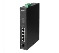 Edimax IGS-1105P - Commutateur Industriel 5 Ports Gigabit PoE+ Din-Rail avec 1 Port SFP
