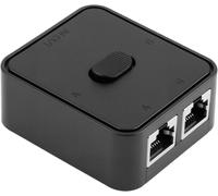 Switch Ethernet 1 à 2,Switch RJ45,2 Ports 1000Mbps Network LAN Splitter Répartiteur de CâbleCat5/5e/6/7/8 ,Gigabit Network Ethernet pour Ordinateurs Routeurs Décodeurs Téléviseurs,Hub,Commutateur