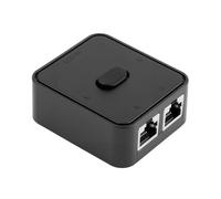 Switch Ethernet 1 à 2, Switch RJ45, 2 Ports 1000Mbps Network LAN Splitter Répartiteur de CâbleCat5/5e/6/7/8 , Gigabit Network Ethernet pour Ordinateurs Routeurs Décodeurs Téléviseurs, Hub, Commutateur