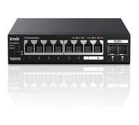 Tenda 2,5 Gigabit,commutateur Ethernet 2,5G à 8 Ports,2 Ports SFP+ 10 Gbit/s,VLAN,agrégation Statique
